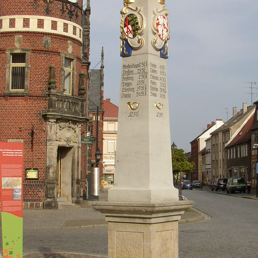 Kursächsische Postmeilensäule Dahme