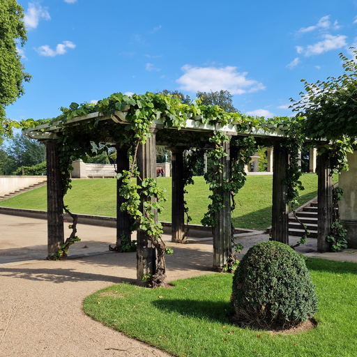 Doric columns pergola Charlottenhof Palace