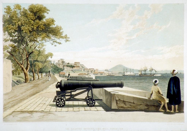 The_Saluting_Battery,_Line_Wall,_Gibraltar_Carter_Dibdin.jpg